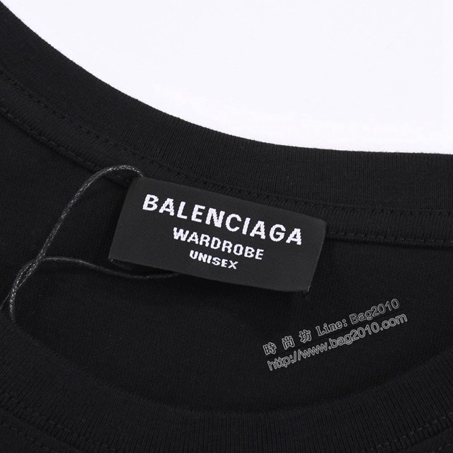 Balenciaga專櫃巴黎世家2023SS新款印花T恤 男女同款 tzy2798